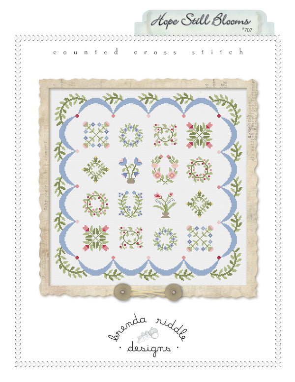 Hope Still Blooms - cross-stitch paper chart