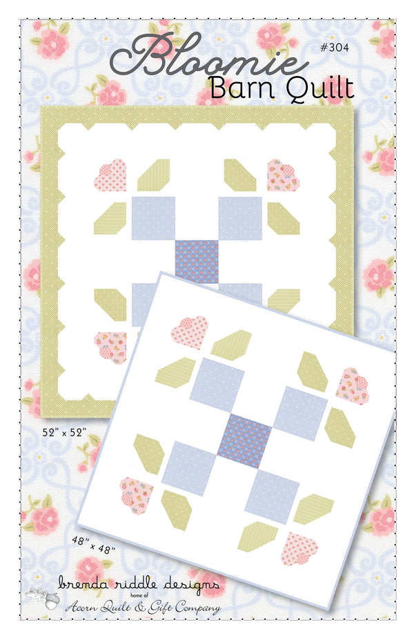 Bloomie Barn Quilt - paper pattern