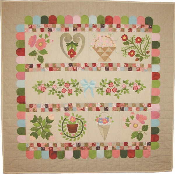 Floye's Garden  -  Sample quilt