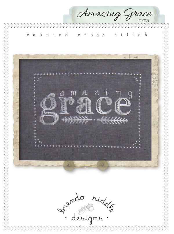 Amazing Grace - cross stitch PDF chart