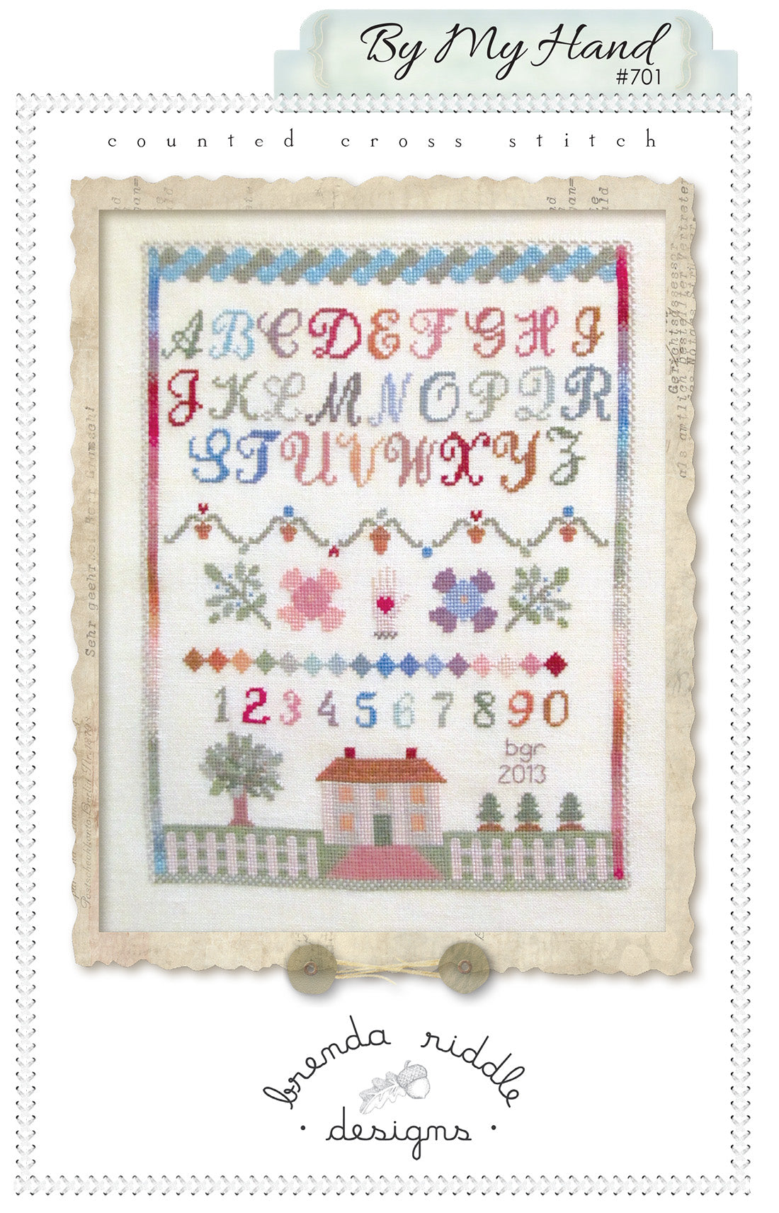 Brenda Riddle Designs By My Hand - cross-stitch paper chart – brenda riddle designs