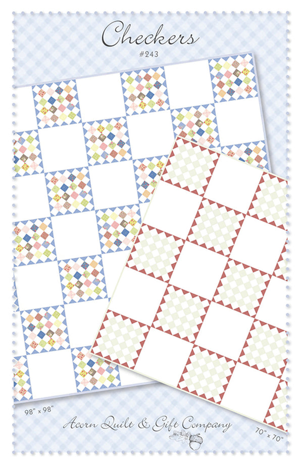 Checkers - paper pattern