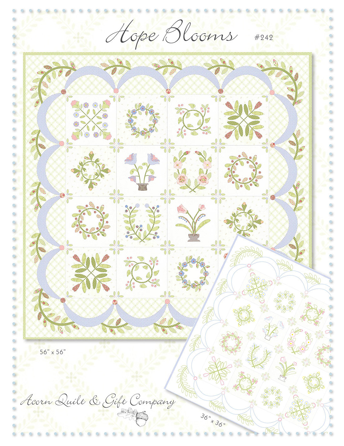 Hope Blooms - PDF pattern – brenda riddle designs