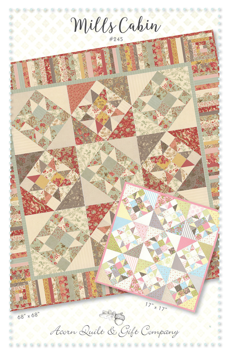 Mills Cabin - paper pattern
