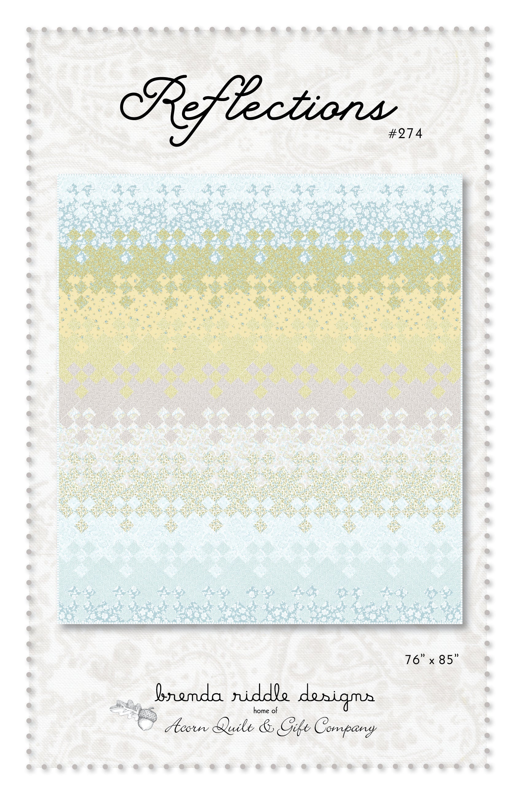 Reflections (The Shores version) - PDF pattern – brenda riddle designs