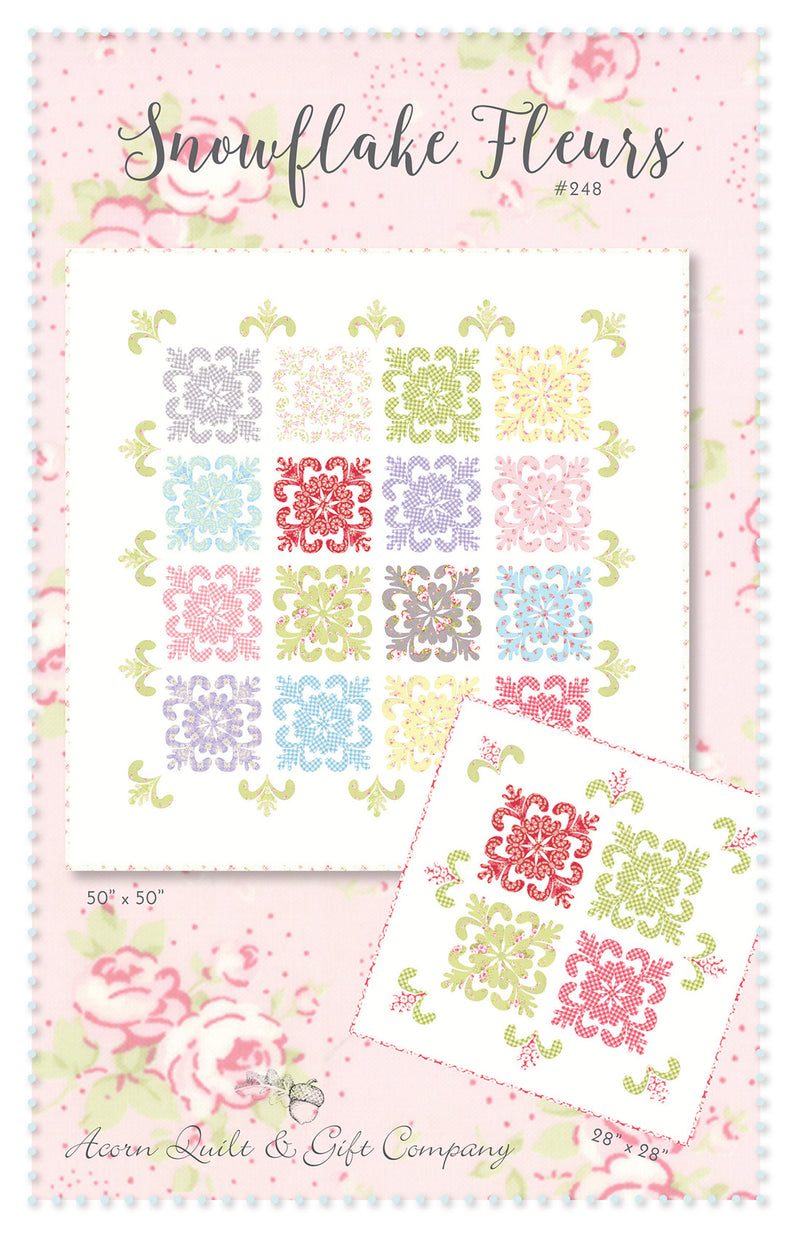 Snowflake Fleurs - paper pattern