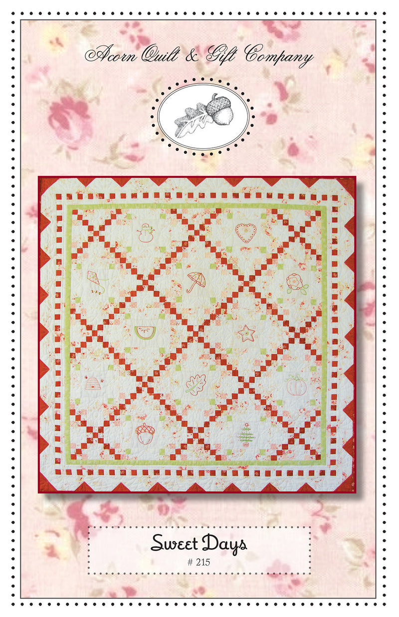 Sweet Pattern Days Sweet Days - PDF pattern – brenda riddle designs