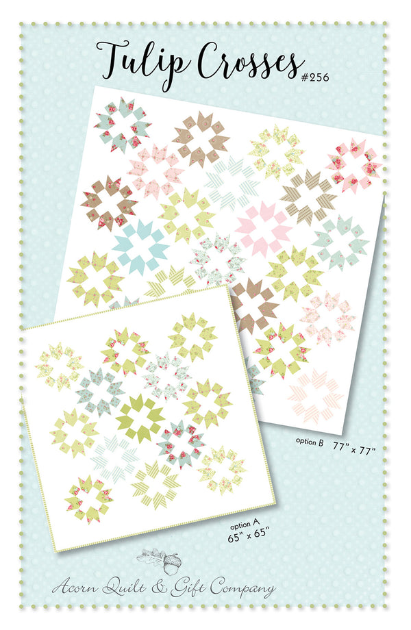 Tulip Crosses - paper pattern